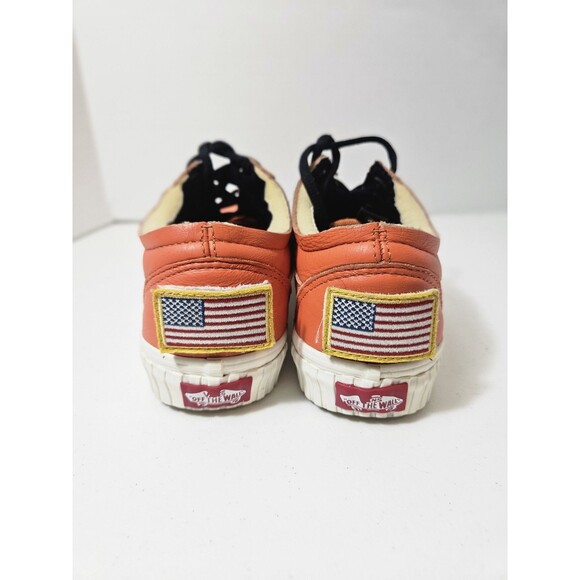 VANS NASA Space Theme Solid Orange Low Top Lace Up Athletic Sneakers US M4.5/W6 main image 6